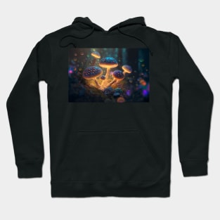 Glowing mushrooms 11 Hoodie